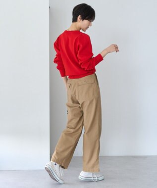 AMERICAN HOLIC エコカルットショルダータックニットプルオーバー Red