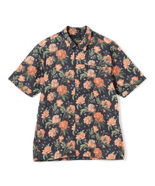 JOSEPH HOMME 【LIBERTY】リバティプリント 半袖シャツ ブラック系5
