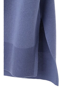 earth music&ecology サイドスリットルーズチュニック Blue