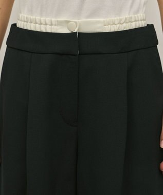 GRACE CONTINENTAL レイヤードイージーパンツ ブラック