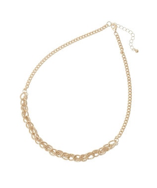 AMERICAN HOLIC ツイストチェーンネックレス Gold
