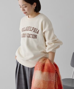 AMERICAN HOLIC カレッジロゴ裏起毛プルオーバー