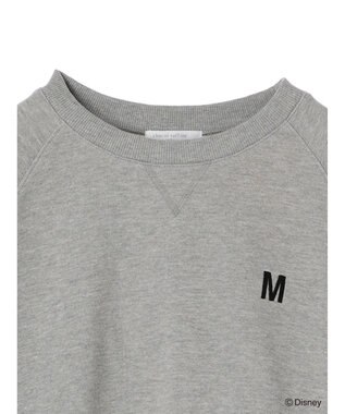 Green Parks Ｄｉｓｎｅｙ／裏毛袖プリントスウェットII Gray Mixture