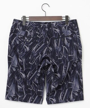 JOSEPH ABBOUD 【驚きの多機能】ライトウェーブ リゾートプリントハーフパンツ ネイビー系5