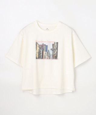 ANY L ANYファンクションロゴTシャツ オフフォト