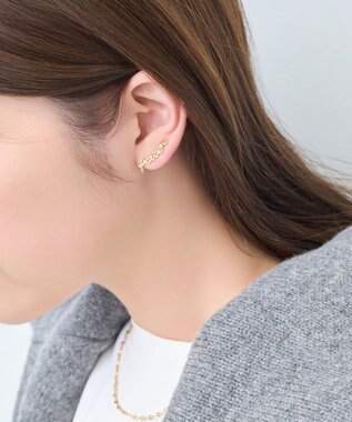 Phoebe ラッキーレターピアス&イヤリング(パワー)/片耳 ゴールド