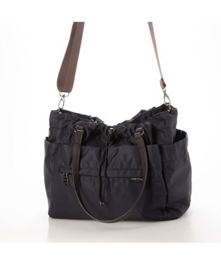 Y'SACCS 【Y’SACCS vous et】ポーチ付き3WAYトート ネイビー