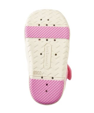 MIKI HOUSE HOT BISCUITS 【13-17cm】ダブルラッセル 水抜けセカンドサンダル ピンク