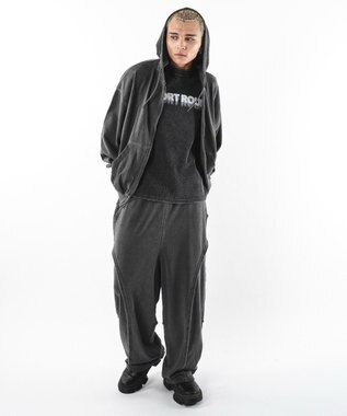 WEGO 【ユニセックス着用ITEM】バルーン3Dスウェットパンツ ブラックその他