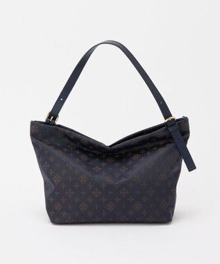 russet ナイロンジャガード2WAYワンハンドルトートバッグ(SF-268) Purple/BR