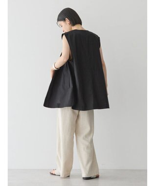 AMERICAN HOLIC リネンブレンドジレベスト Black