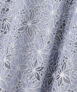 ANY SIS S 【洗える】フラワーレーシーオパール スカート ブルー系