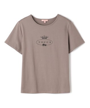 TOCCA 【洗える】TOCCA LOGO TEE Tシャツ [新色]グレー系