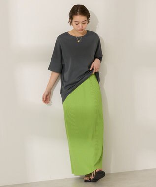 AMERICAN HOLIC 【WEB限定】【UVカット＋接触冷感】 コクーンカットプルオーバー Charcoal Gray