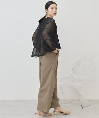 AMERICAN HOLIC メッシュ異素材ブルゾン Black