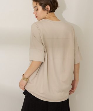 AMERICAN HOLIC 【WEB限定】【UVカット＋接触冷感】 コクーンカットプルオーバー Gray Beige