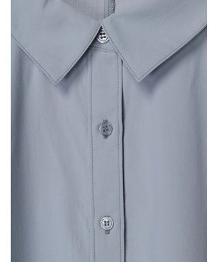 earth music&ecology アシメギャザーシャツ Sax