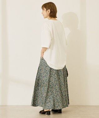 AMERICAN HOLIC ギャザーフレアスカート Flower
