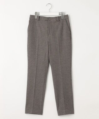 J.PRESS LADIES 【洗える】チェルビックチェック テーパード パンツ ブラウン系3