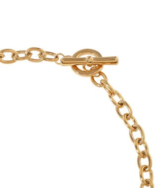 AMERICAN HOLIC 【ステンレス】コイントップチェーンネックレス Gold