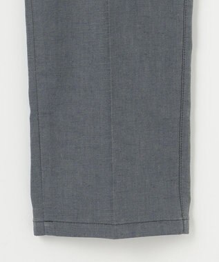 JOSEPH ABBOUD 【キングサイズ・ウエストも伸びる！/ストレッチ】ミックスリネンシャンブレーパンツ グレー系