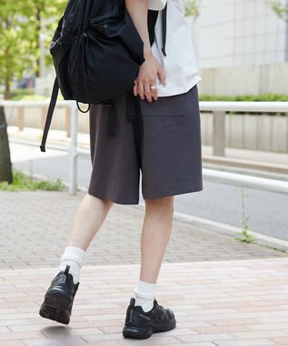 WEGO 【ウエストゴム】ヘビーウェイトカットイージーショーツ スミクロ