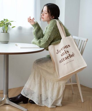 WEGO キャンバスロゴトート 柄2