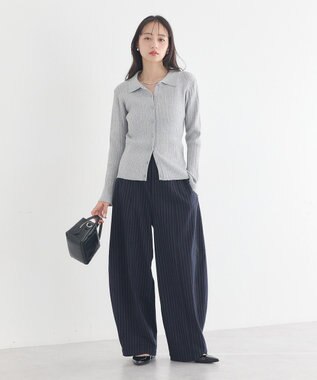 earth music&ecology バルーンパンツ Black