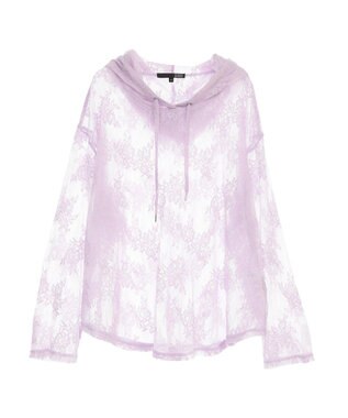 Green Parks ・ＳＵＧＡＲ　ＳＰＯＯＮ　シアーレースフーディー Lavender