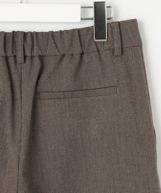 J.PRESS LADIES 【WEB限定カラーあり・洗える】T/Rアルガンシルク ワイド パンツ ブラウン系