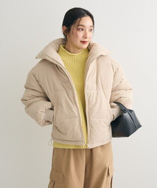 Green Parks ・ｓｗｉｎｇ　ｂｙ　コーデュロイスタンドブルゾン Ivory