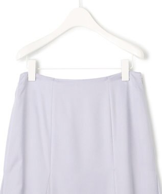 ICB 【洗える】 ルゼブフィブリルサテン スカート ライラックグレー系