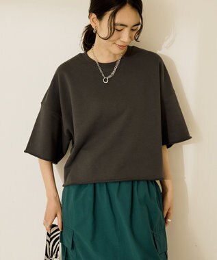 ミニ裏毛5分袖プルオーバー / AMERICAN HOLIC | ファッション通販