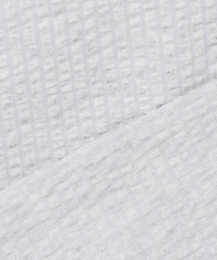 JOSEPH ABBOUD 【オリジナルオーガニックコットン使用】JOE COTTONサッカーVネックシャツ ライトグレー系7