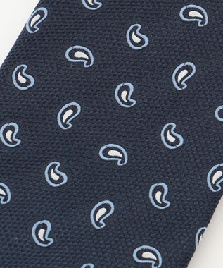 KASHIYAMA KASHIYAMAオリジナル【JAPAN MADE】ペイズリーネクタイ ブルー