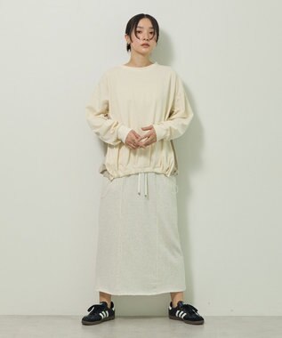 Green Parks バルーンドッキングプルオーバー Ivory