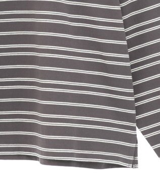 AMERICAN HOLIC PENNEY'S レトロボーダーロングTシャツ Charcoal Gray