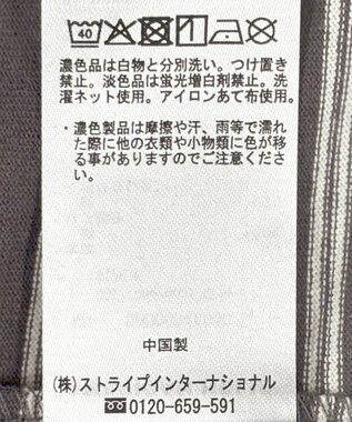 AMERICAN HOLIC PENNEY'S レトロボーダーロングTシャツ Charcoal Gray