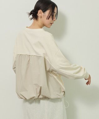 Green Parks バルーンドッキングプルオーバー Ivory