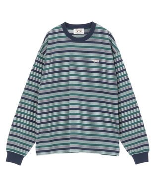 AMERICAN HOLIC PENNEY'S レトロボーダーロングTシャツ Navy