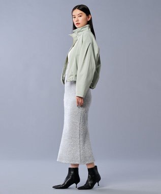 uncrave スムースタフタ パディングジャケット（uncrave STANDARD） ライトセージ