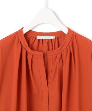 ICB L 【洗える】 サラドラトリコット カットソー オレンジ系