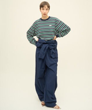 AMERICAN HOLIC PENNEY'S レトロボーダーロングTシャツ Navy