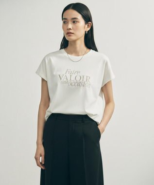 【新色追加】BEAUTY FORM-T cotton ロゴ フレンチスリーブ Tシャツ