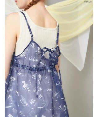 AMERICAN HOLIC 総柄シアーキャミワンピース／Ｄｉｓｎｅｙ Navy