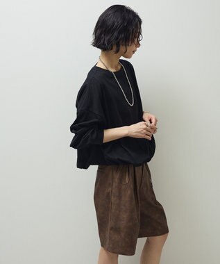 Green Parks バルーンドッキングプルオーバー Black