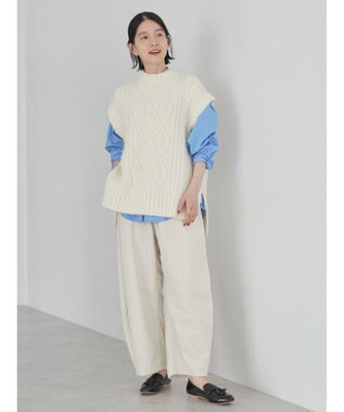 AMERICAN HOLIC コーデュロイコクーンパンツ Ivory