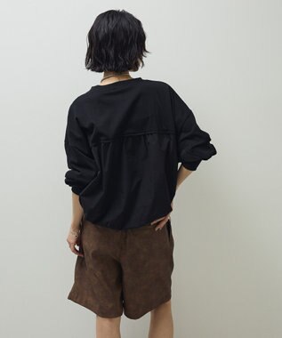 Green Parks バルーンドッキングプルオーバー Black