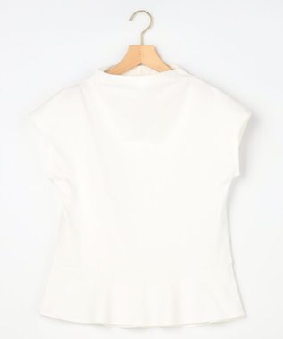 組曲 【先行予約/WEB限定】プレーティング天竺  ペプラムカットソー