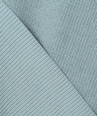 J.PRESS LADIES 【洗える】ORGANIC GASS COTTON キーネック カーディガン スカイブルー系